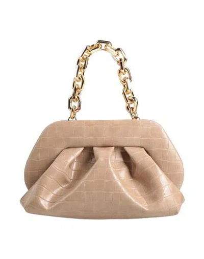 Themoirè Woman Handbag Light Brown Size - Textile Fibers In Sand