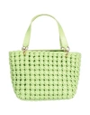 Themoirè Woman Handbag Light Green Size - Textile Fibers