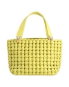 Themoirè Woman Handbag Lime Green Size - Polyurethane, Pet (polyethylene Terephthalate)