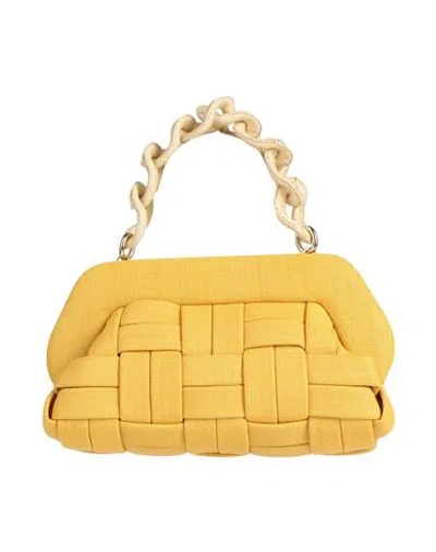 Themoirè Woman Handbag Marigold Size - Textile Fibers In Yellow