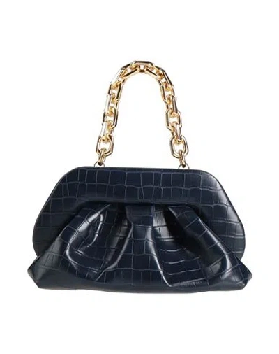 Themoirè Woman Handbag Midnight Blue Size - Textile Fibers