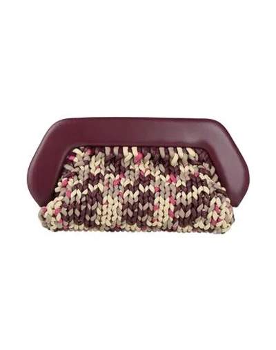 Themoirè Woman Handbag Plum Size - Textile Fibers In Purple