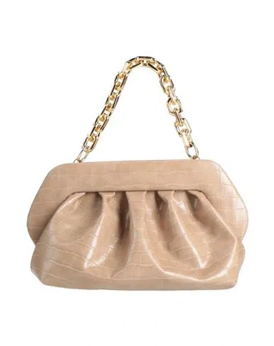 Themoirè Woman Handbag Sand Size - Textile Fibers