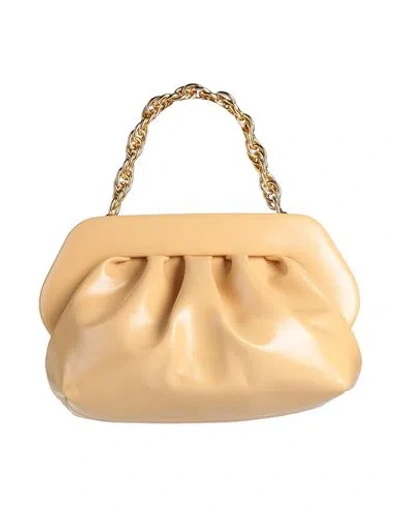 Themoirè Woman Handbag Sand Size - Textile Fibers In Beige