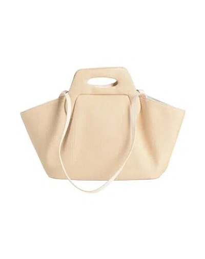 Themoirè Woman Handbag Sand Size - Recycled Pet In Beige