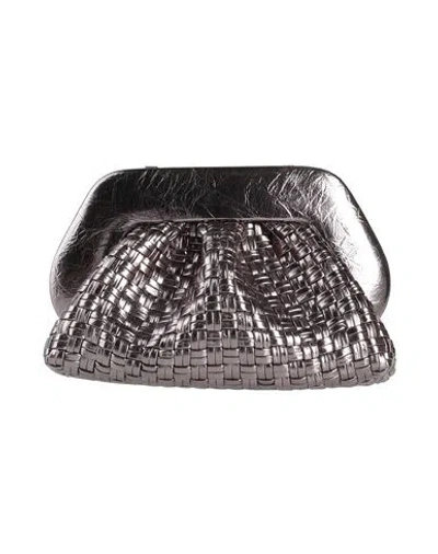 Themoirè Woman Handbag Silver Size - Textile Fibers