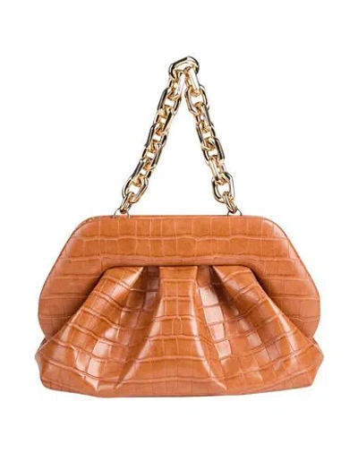 Themoirè Woman Handbag Tan Size - Textile Fibers In Brown