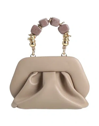 Themoirè Woman Handbag Taupe Size - Polyurethane In Gray