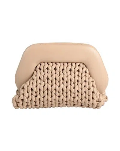 Themoirè Woman Handbag Taupe Size - Textile Fibers In Gray