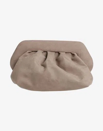 Themoirè Woman Handbag Taupe Size - Textile Fibers In Gray