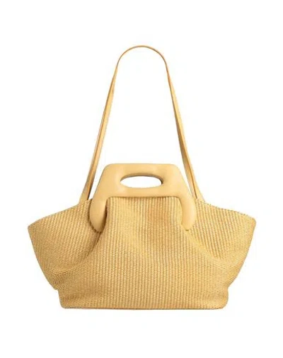 Themoirè Woman Handbag Yellow Size - Straw, Polyamide