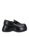 Themoirè Woman Loafers Black Size 11 Textile Fibers In Black