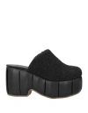 Themoirè Woman Mules & Clogs Black Size 8 Textile Fibers In Black