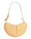 Themoirè Woman Shoulder Bag Apricot Size - Straw In Orange