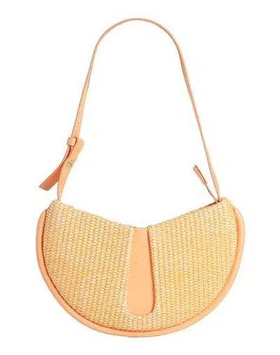 Themoirè Woman Shoulder Bag Apricot Size - Straw In Orange
