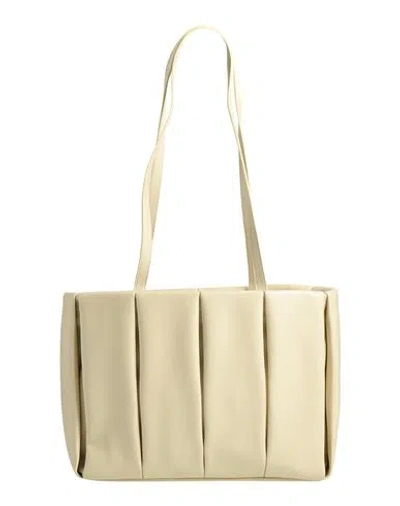 Themoirè Woman Shoulder Bag Beige Size - Bio-based Polyurethane In Neutral