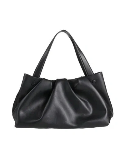 Themoirè Woman Shoulder Bag Black Size - Textile Fibers