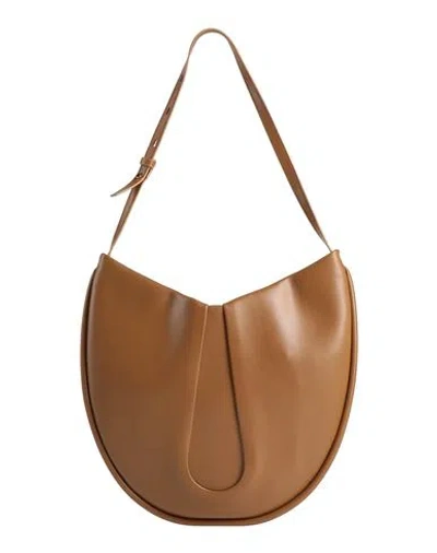 Themoirè Woman Shoulder Bag Brown Size - Textile Fibers