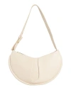 Themoirè Woman Shoulder Bag Ivory Size - Textile Fibers In White