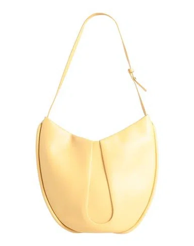 Themoirè Woman Shoulder Bag Marigold Size - Polyurethane In Yellow