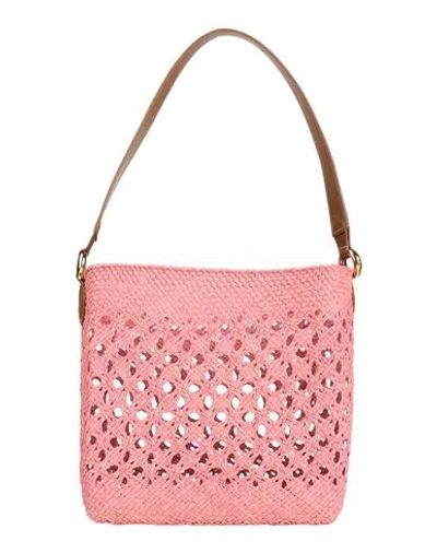 Themoirè Woman Shoulder Bag Pink Size - Textile Fibers