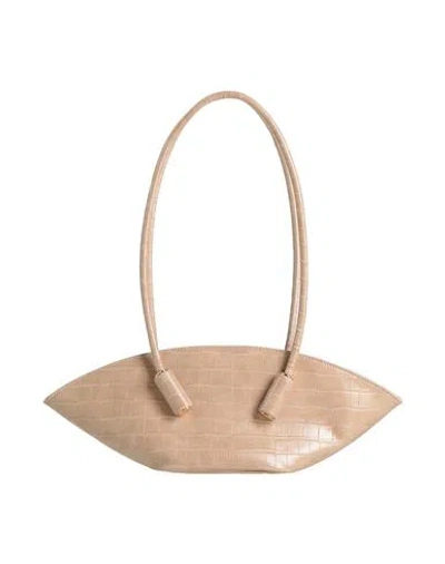 Themoirè Woman Shoulder Bag Sand Size - Textile Fibers