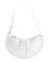 Themoirè Woman Shoulder Bag Silver Size - Textile Fibers In Silver