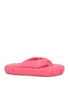 Themoirè Woman Thong Sandal Coral Size 7 Textile Fibers In Red