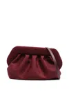Themoirè Bios Suede Clutch In Blue