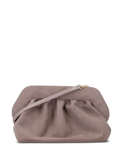Themoirè ' Women's Bios Pleated Clutch Bag In Green