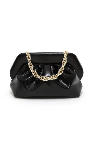 Themoirè Women's Bios Vegan Patent Leather Bag In Shiny Black In Multi