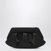 Themoirè Clutch Emera In Satin In Black