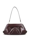 Themoirè ' Women's Emera Croco-embossed Pleated Clutch In Brown
