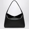 Themoirè Structured Shoulder Bag Metal Hardware In Black