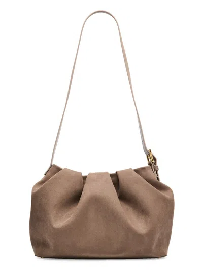 Themoirè Women's Lara Faux Suede Shoulder Bag In Brown