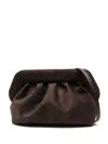 Themoirè ' Women's Pleated Clutch Bag In Brown