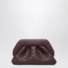 Themoirè Woven Micro Bag With Structured Frame In Brown