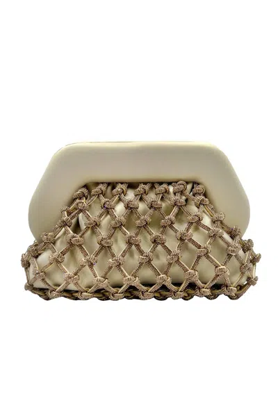 Themoirè Women's Tia Knots Strass Bag In Gold