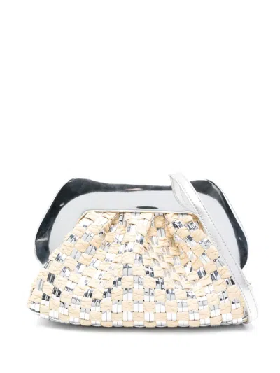 Themoirè Woven Clutch Bag