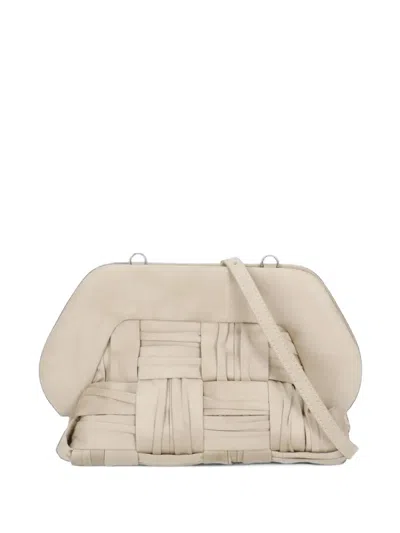 Themoirè Woven-design Cross Body Bag In Blue