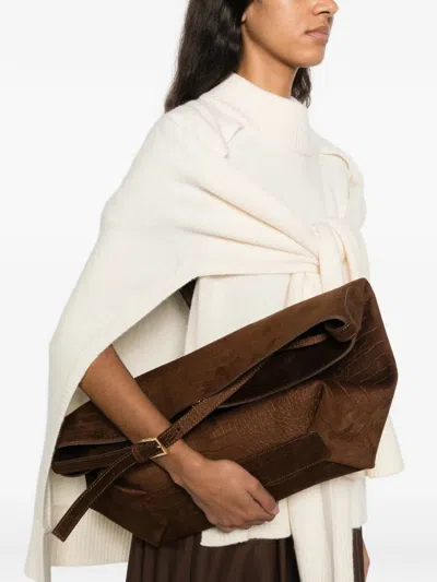 Themoirè Zoe Tote Bag In Brown
