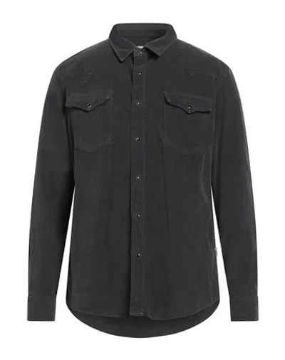 The.nim Standard The. Nim Standard Man Shirt Lead Size L Cotton, Elastane In Grey