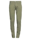 The.nim The. Nim Standard Man Pants Military Green Size 34 Cotton, Polyester, Elastane