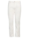 The.nim The. Nim Standard Man Pants Off White Size 34 Cotton, Elastane In Off White