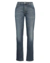 The.nim The. Nim Standard Woman Jeans Blue Size 26 Cotton, Elastane In Blue
