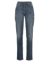 The.nim The. Nim Standard Woman Jeans Blue Size 26 Cotton, Elastane In Blue