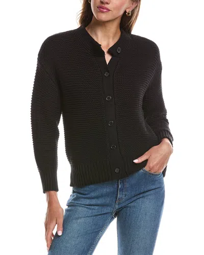 Theo And Spence Theo & Spence Chunky Open Knit Cardigan In Black