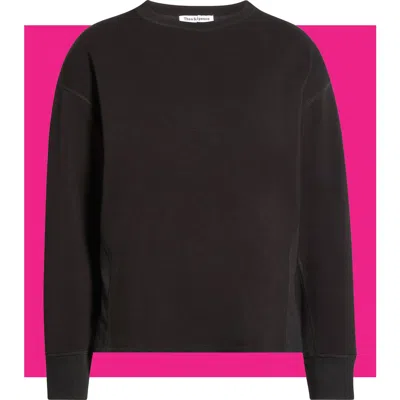 Theo And Spence Crewneck Sweatshirt In Black