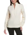 Theo And Spence Martini 1/4-zip Pullover In Neutral