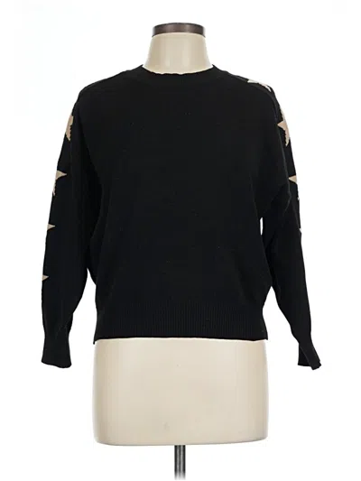 Pre-owned Theo & Spence Pullover Sweater In Black